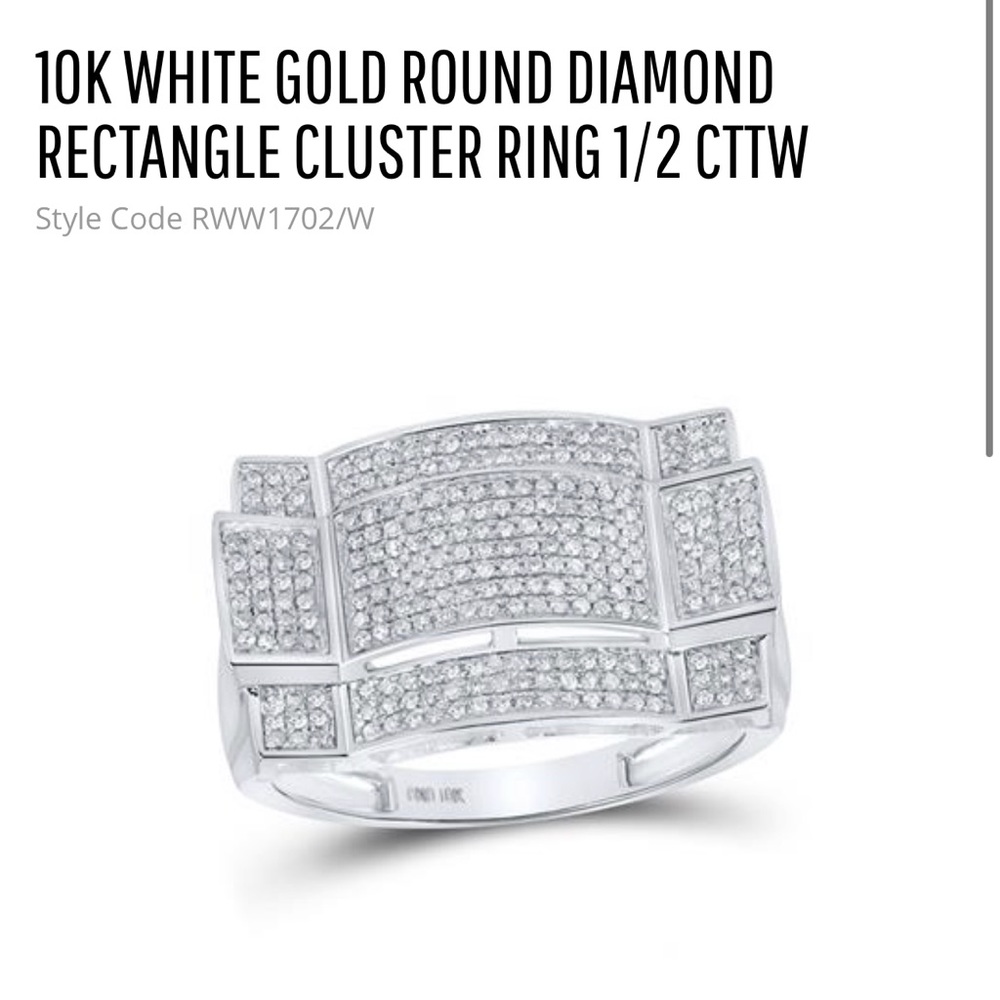 10k Real Gold Men’s Real Diamond Ring. Beautiful!! View 4